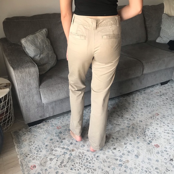 Gap - Straight Leg Khaki Pants - Picture 8 of 9